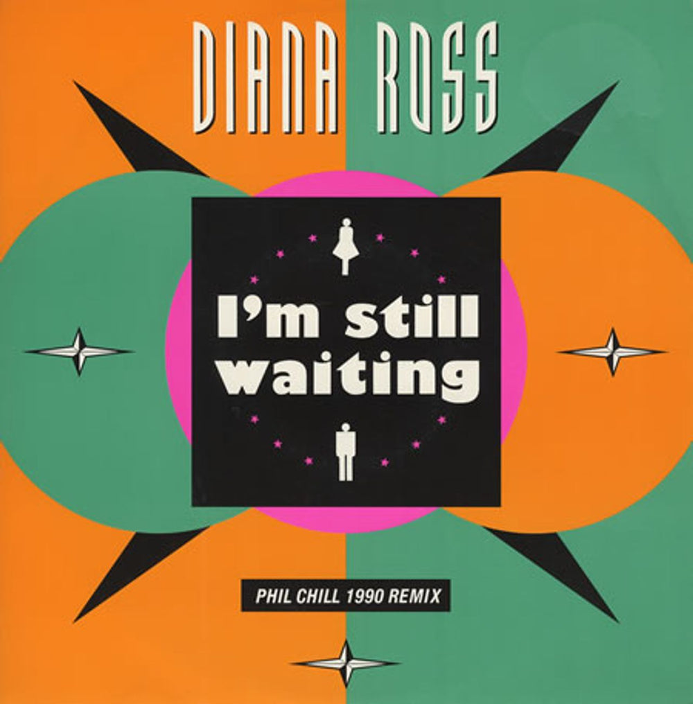 Diana Ross I'm Still Waiting - Phil Chill 1990 Remix UK 12" vinyl single (12 inch record / Maxi-single) ZT43782