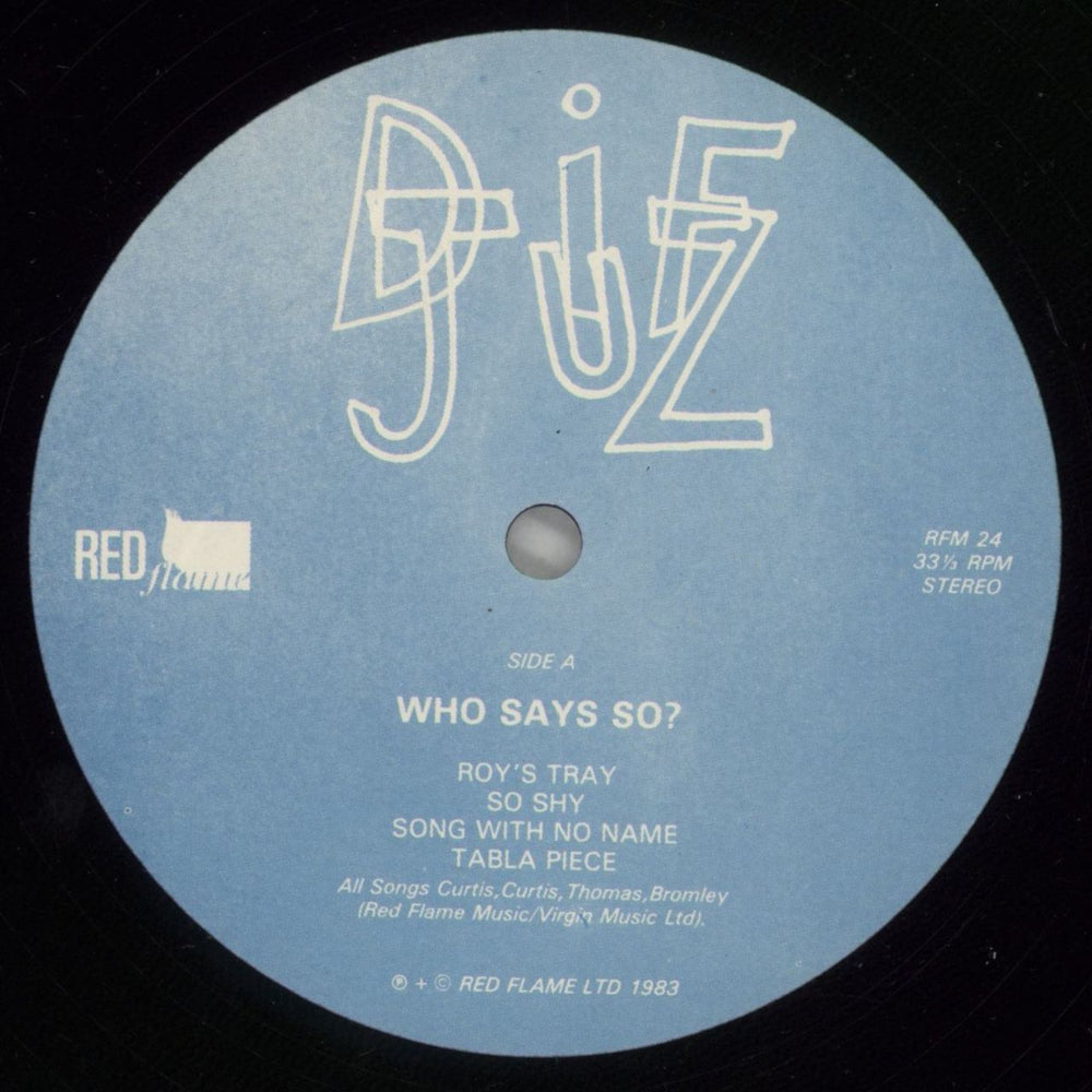 Dif Juz Who Says So? UK vinyl LP album (LP record) JUZLPWH120777