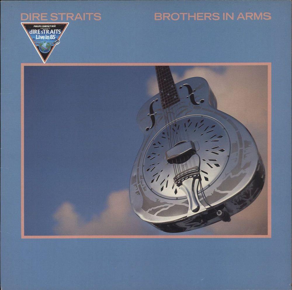 Dire Straits Brothers In Arms - Live Stickered Sleeve UK vinyl LP album (LP record) VERH25