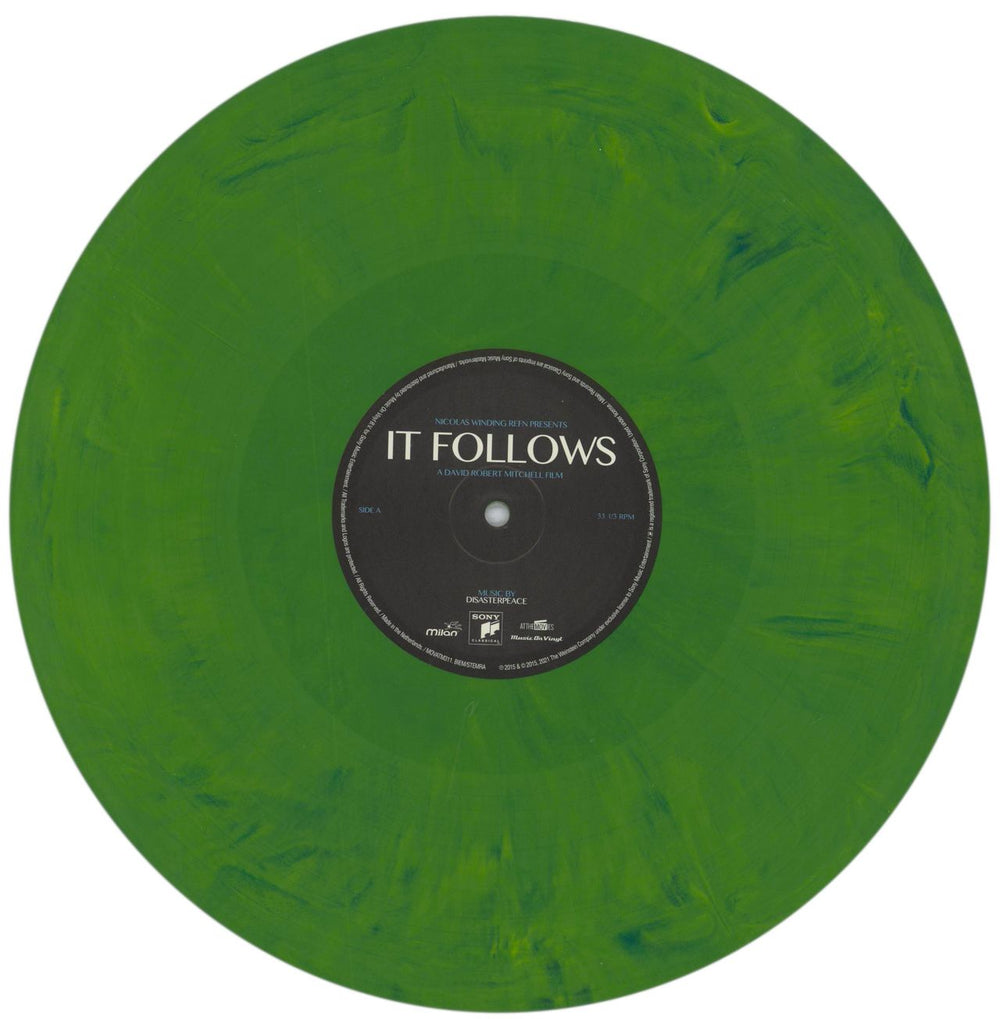 Disasterpeace It Follows - 180g Green Marble Vinyl US vinyl LP album (LP record) 5U6LPIT847407