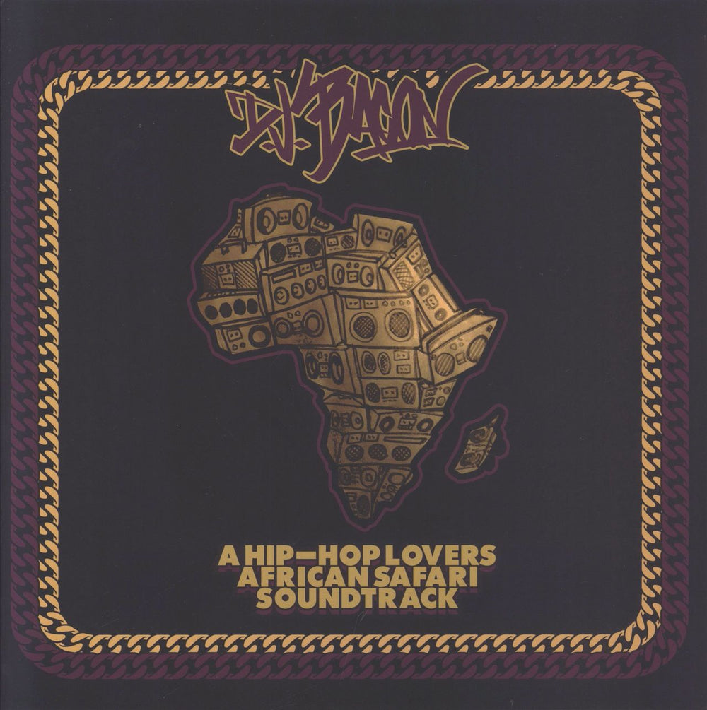 DJ Bacon A Hip Hop Lovers African Safari Soundtrack Australian vinyl LP album (LP record) DJBLP02