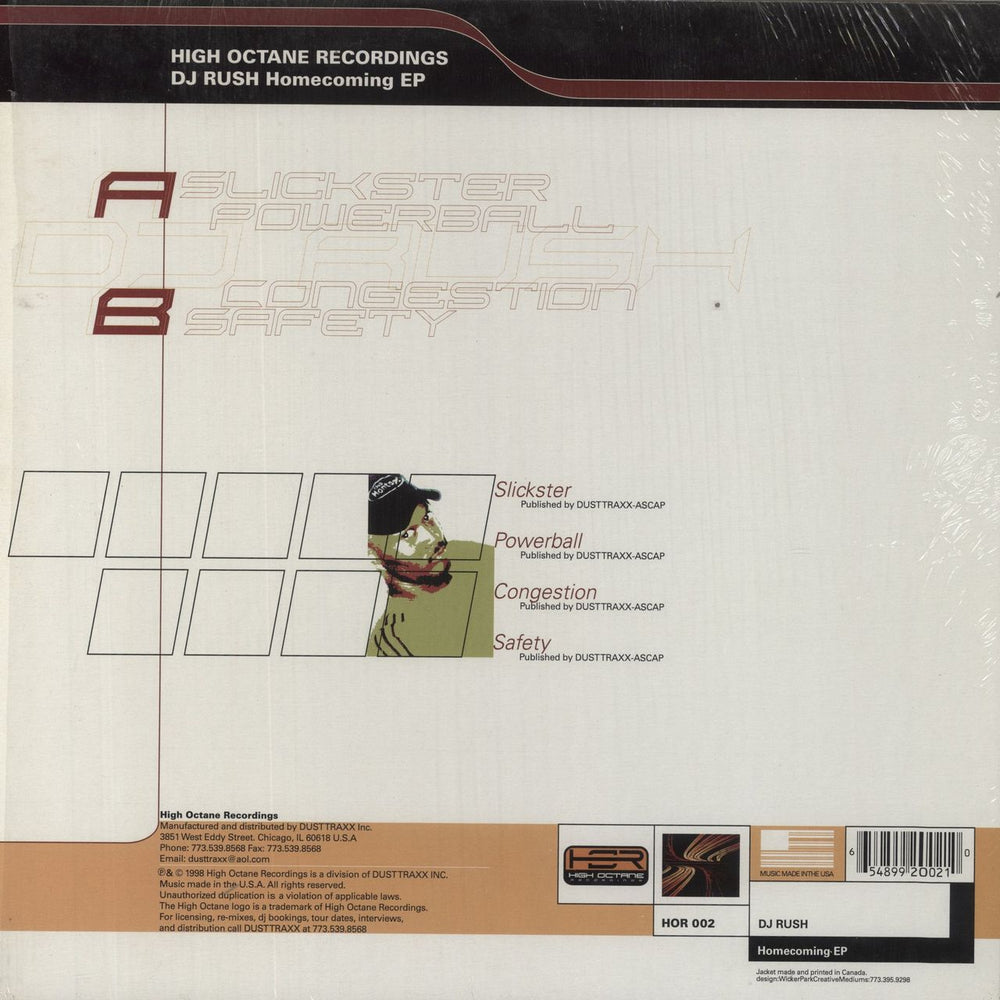 DJ Rush Homecoming EP US 12" vinyl single (12 inch record / Maxi-single) 654899200210