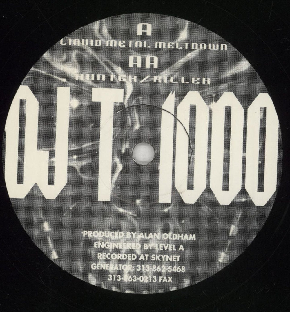 DJ T-1000 Liquid Metal Meltdown US 10" vinyl single (10 inch record) GEN002