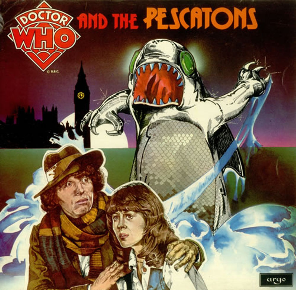 Doctor Who Doctor Who And The Pescatons UK vinyl LP album (LP record) ZSW564