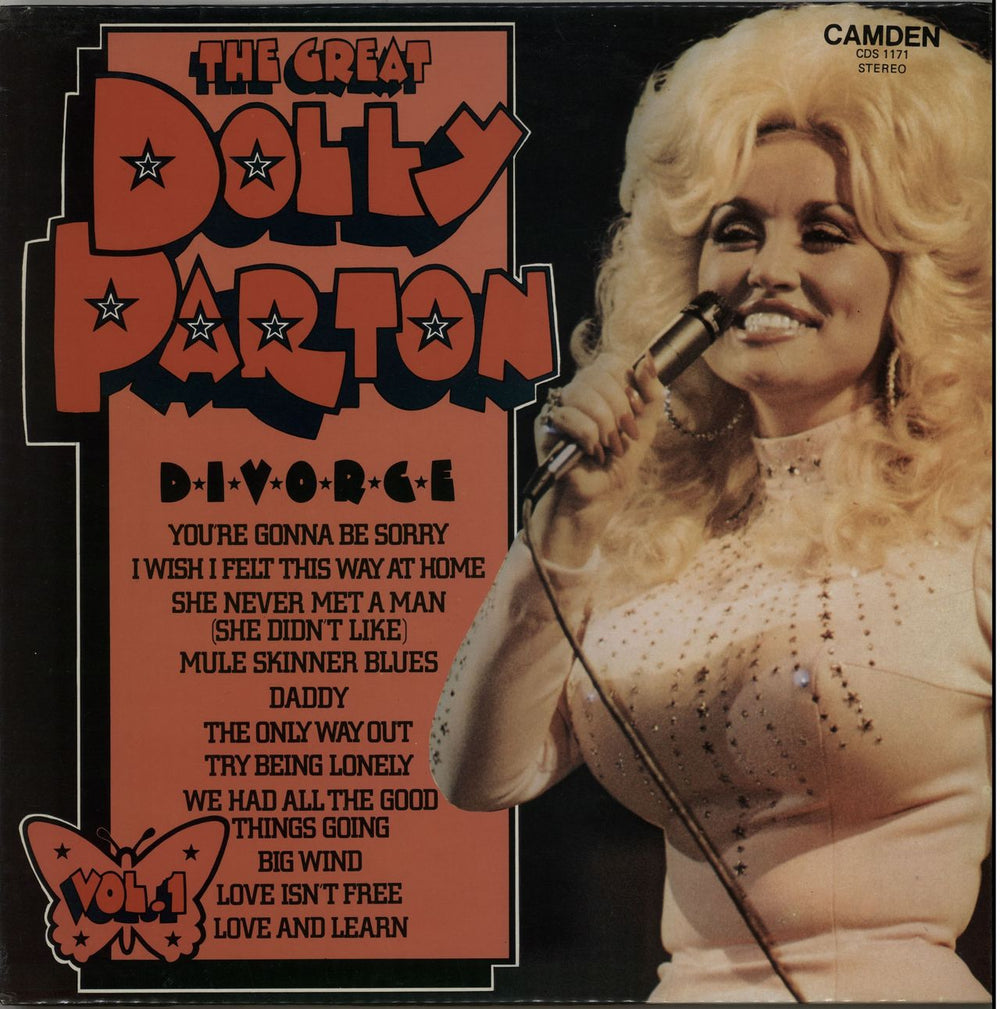 Dolly Parton The Great Dolly Parton Volume 1 UK vinyl LP album (LP record) CDS1171