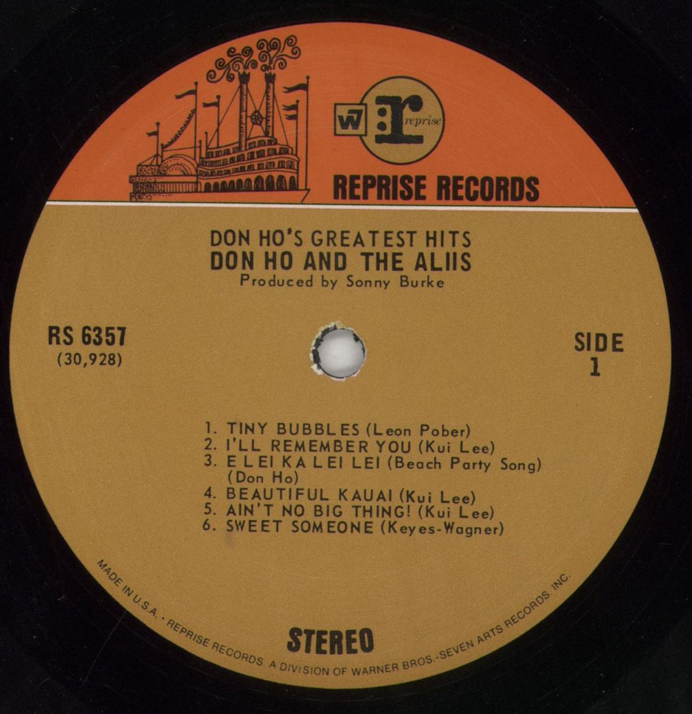 Don Ho Don Ho's Greatest Hits US vinyl LP album (LP record) NHOLPDO850863