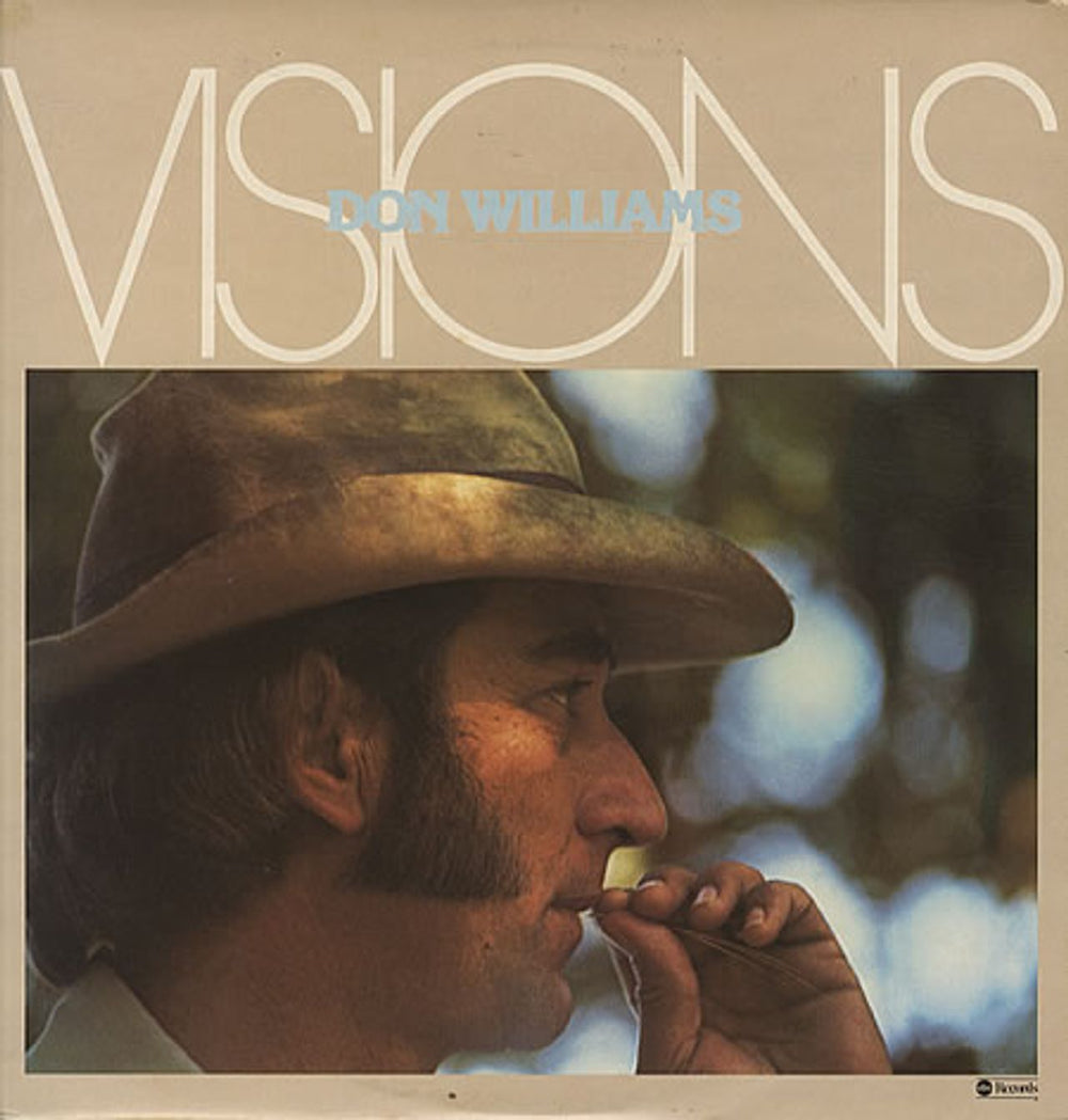 Don Williams Visions UK vinyl LP album (LP record) ABCL5200