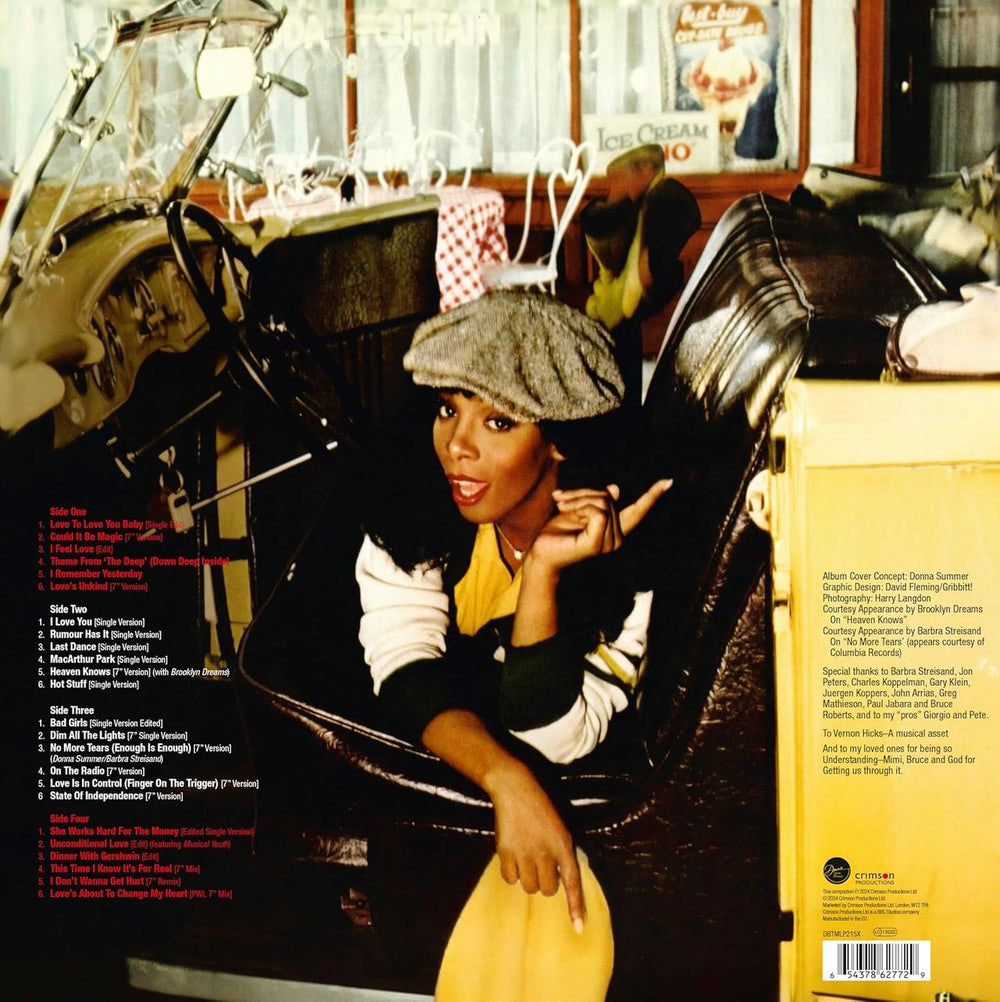 Donna Summer On The Radio [Greatest Hits Expanded] - Silver & Gold Vinyl - Sealed UK 2-LP vinyl record set (Double LP Album) 654378627729