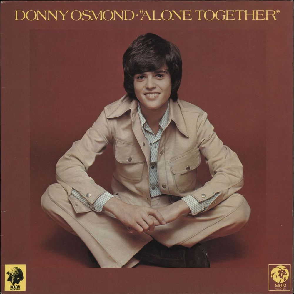 Donny Osmond Alone Together UK vinyl LP album (LP record) 2315210