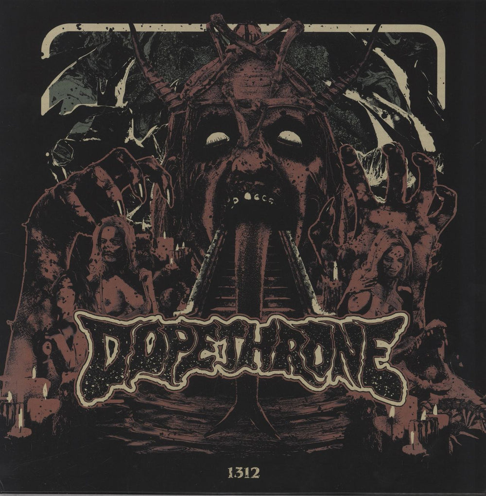 Dopethrone 1312 - Swamp Green vinyl French 12" vinyl single (12 inch record / Maxi-single) TOTEM019