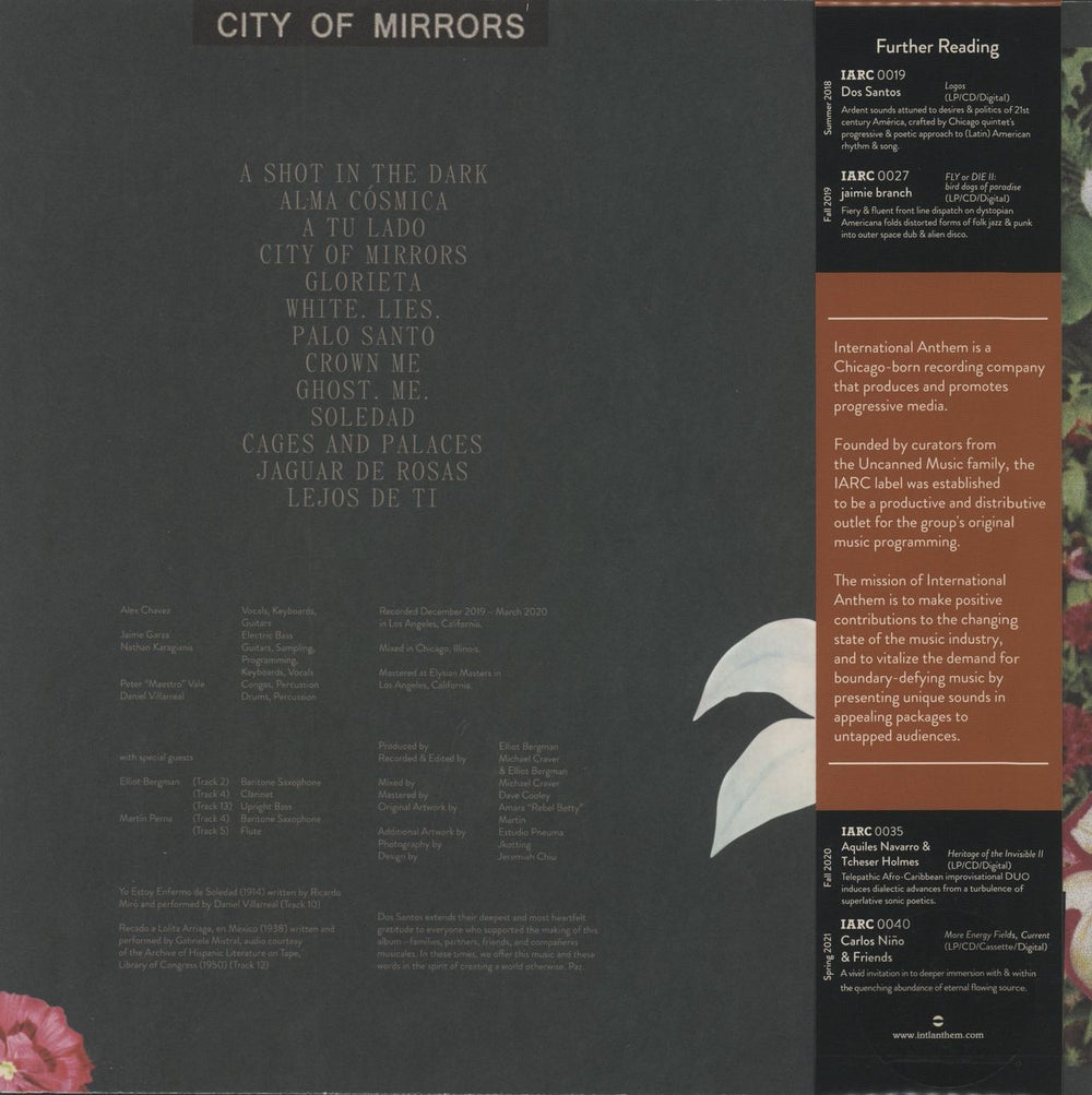 Dos Santos City Of Mirrors - Adobe Dust Vinyl US vinyl LP album (LP record) 789993991785