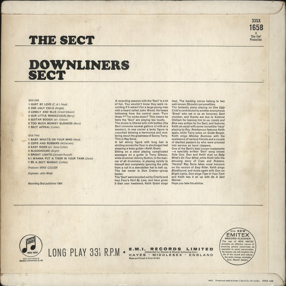 Downliners Sect The Sect - 1st - VG UK vinyl LP album (LP record)