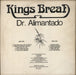 Dr Alimantado Kings Bread (Jah Love Forever) Jamaican vinyl LP album (LP record)