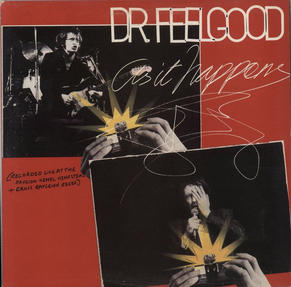 Dr Feelgood As It Happens UK vinyl LP album (LP record) UAK30239