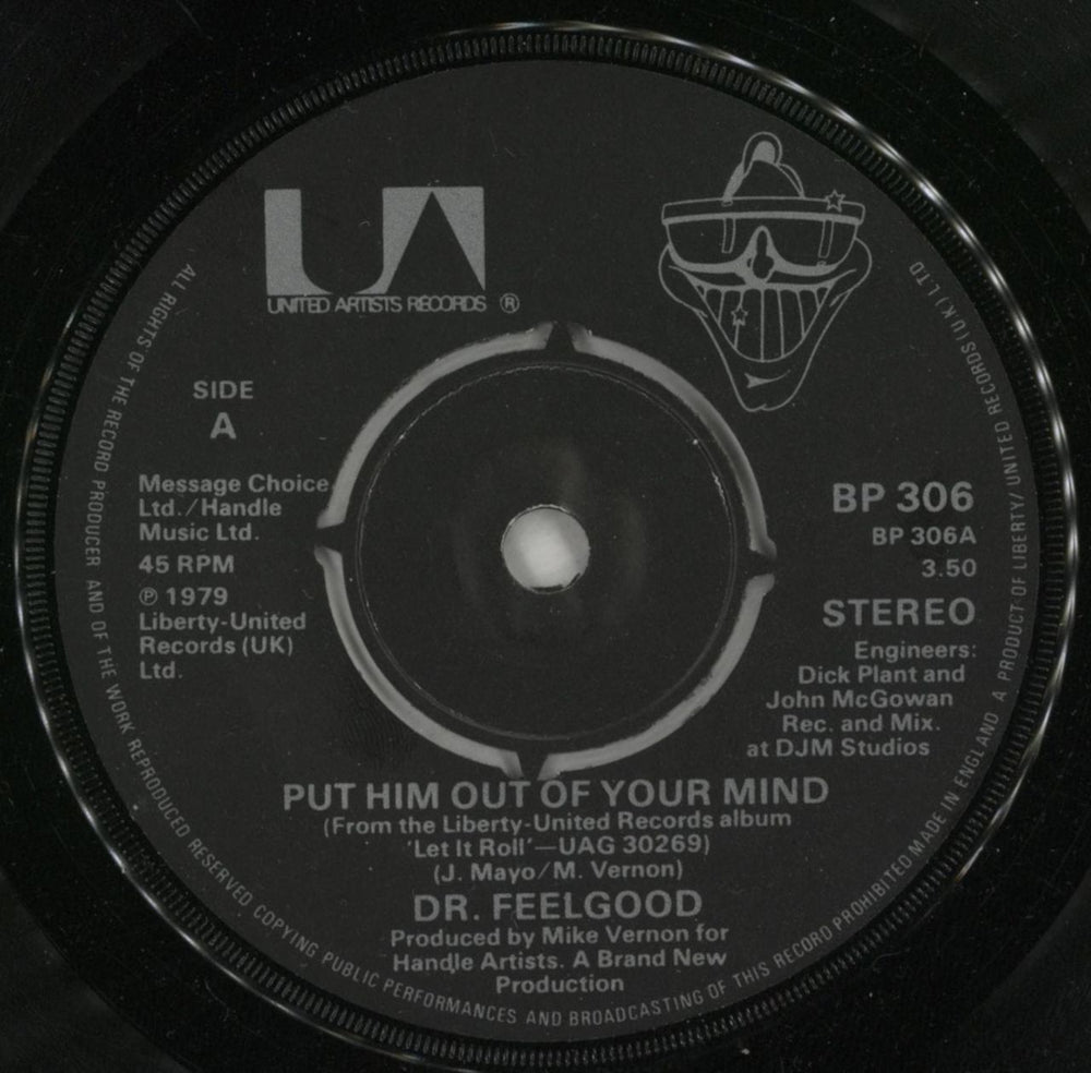 Dr Feelgood Put Him Out Of Your Mind UK 7" vinyl single (7 inch record / 45) DRF07PU520432
