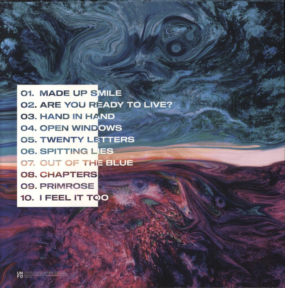 Dream State Primrose Path - Turquoise and Purple Split Vinyl UK vinyl LP album (LP record)