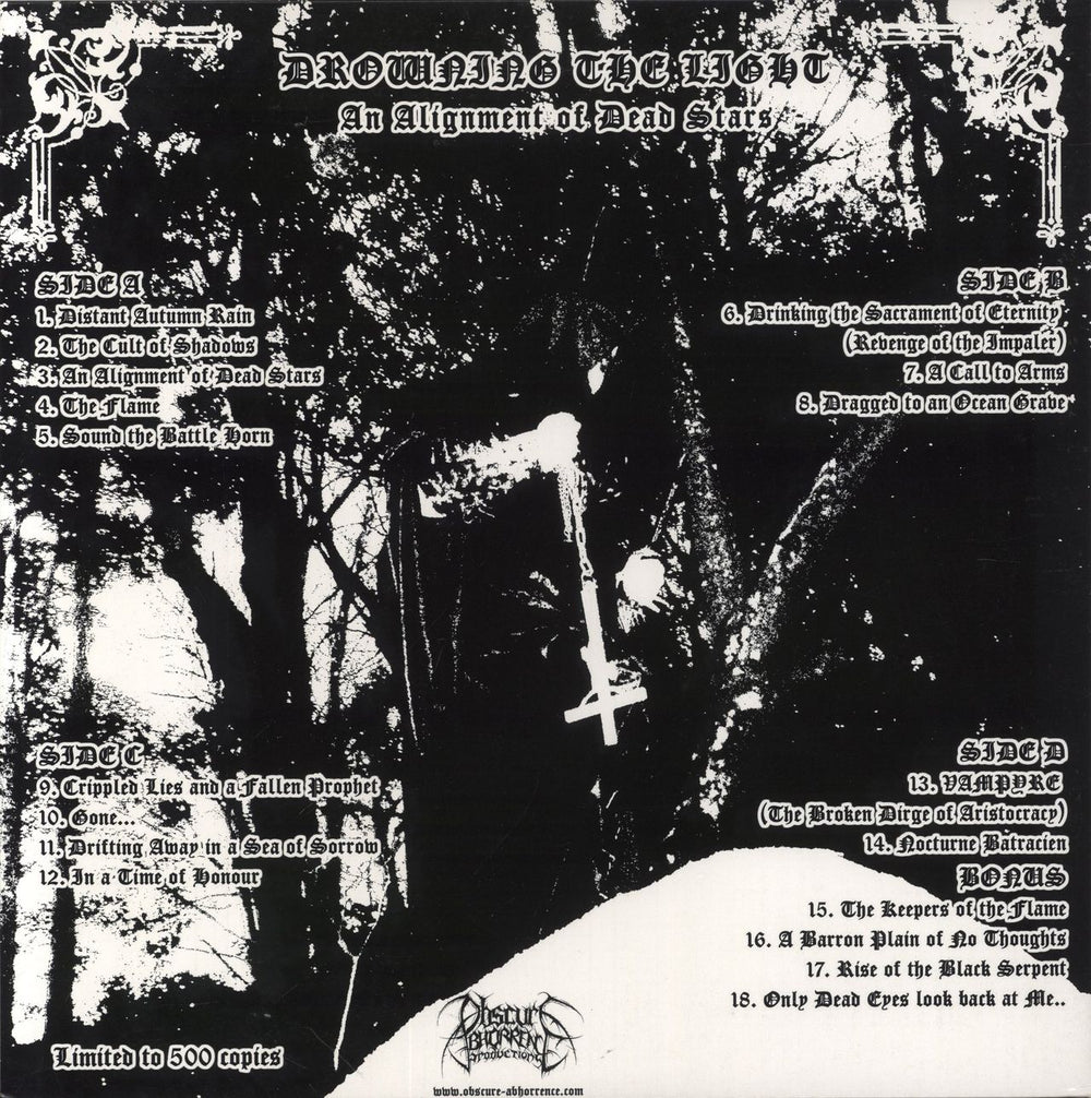 Drowning The Light An Alignment Of Dead Stars - EX German 2-LP vinyl record set (Double LP Album)