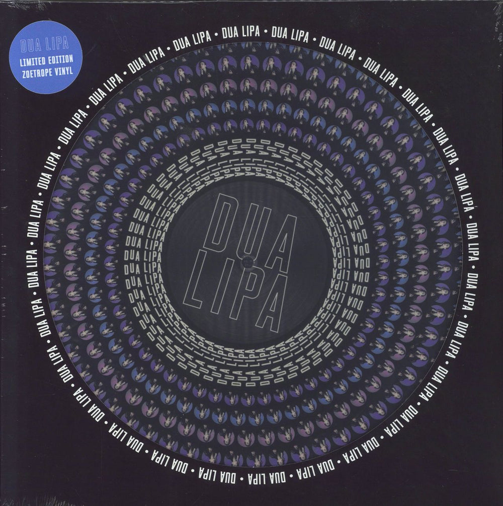 Dua Lipa Future Nostalgia - Zoetrope Picture Disc [Mauve] - Sealed UK picture disc LP (vinyl picture disc album) 5021732387875