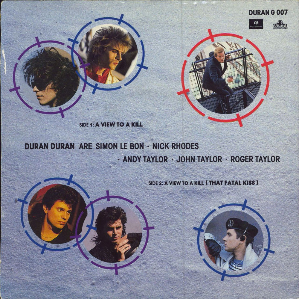 Duran Duran A View To A Kill - White Vinyl - EX UK 7" vinyl single (7 inch record / 45)