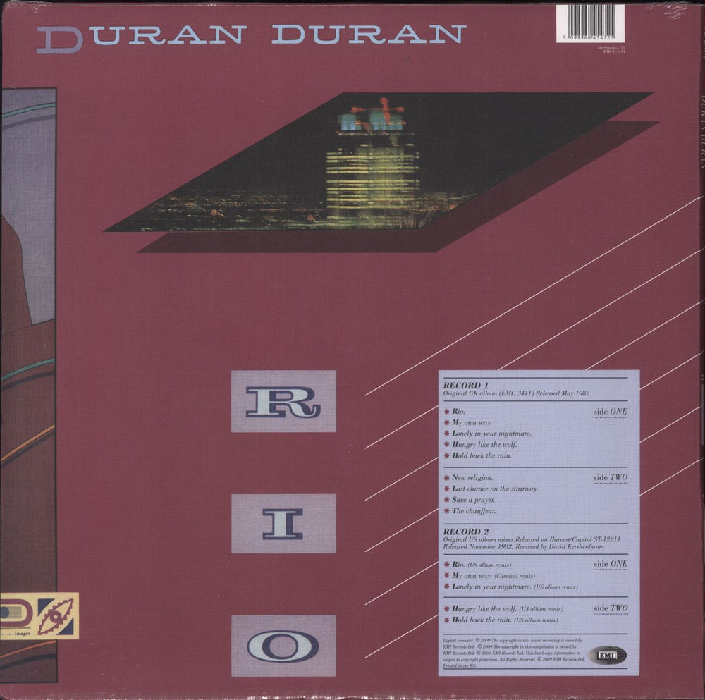 Duran Duran Rio - Sealed UK 2-LP vinyl record set (Double LP Album) 5099968454715