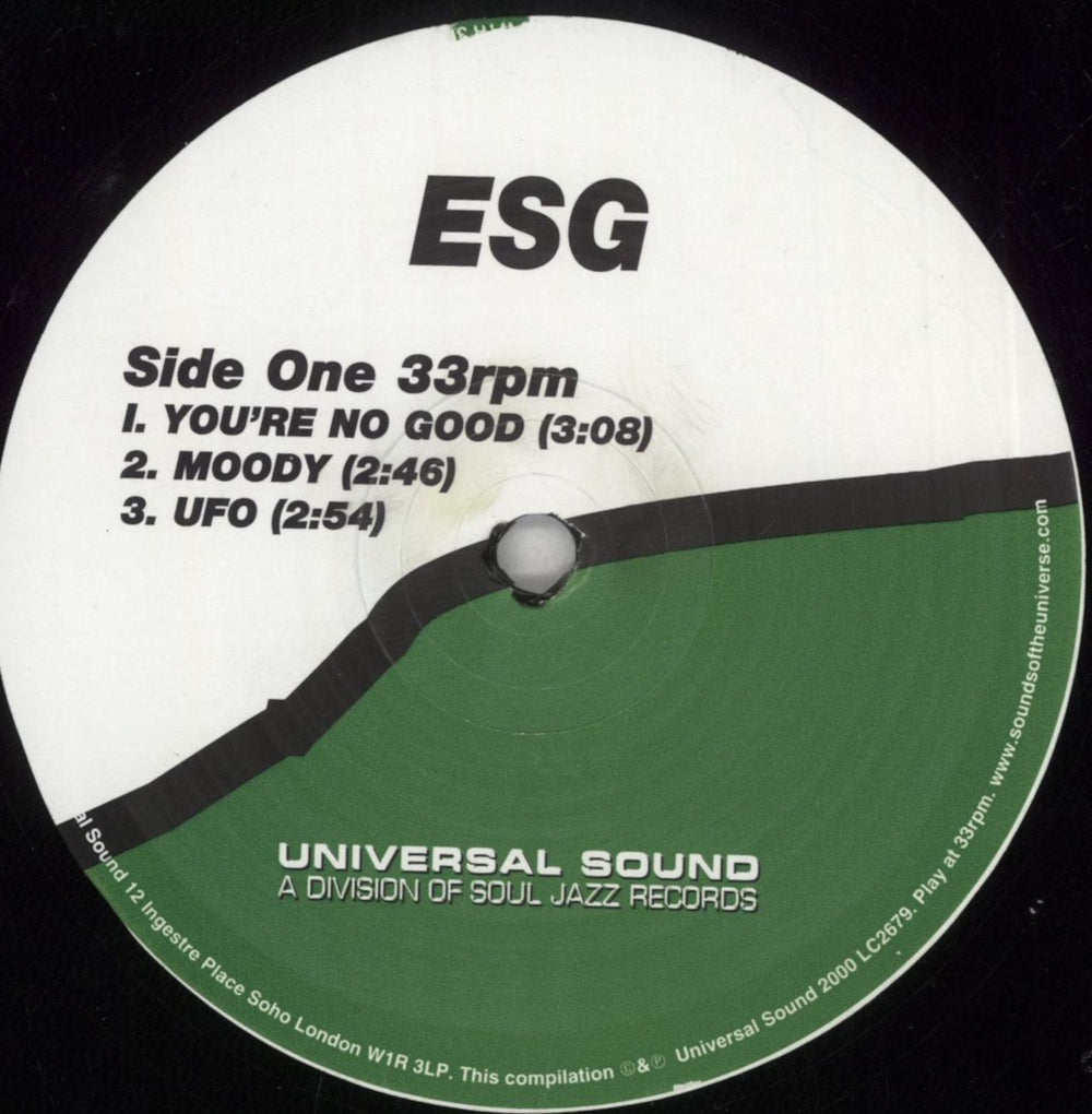 E.S.G. A South Bronx Story UK 2-LP vinyl record set (Double LP Album) ESG2LAS853555