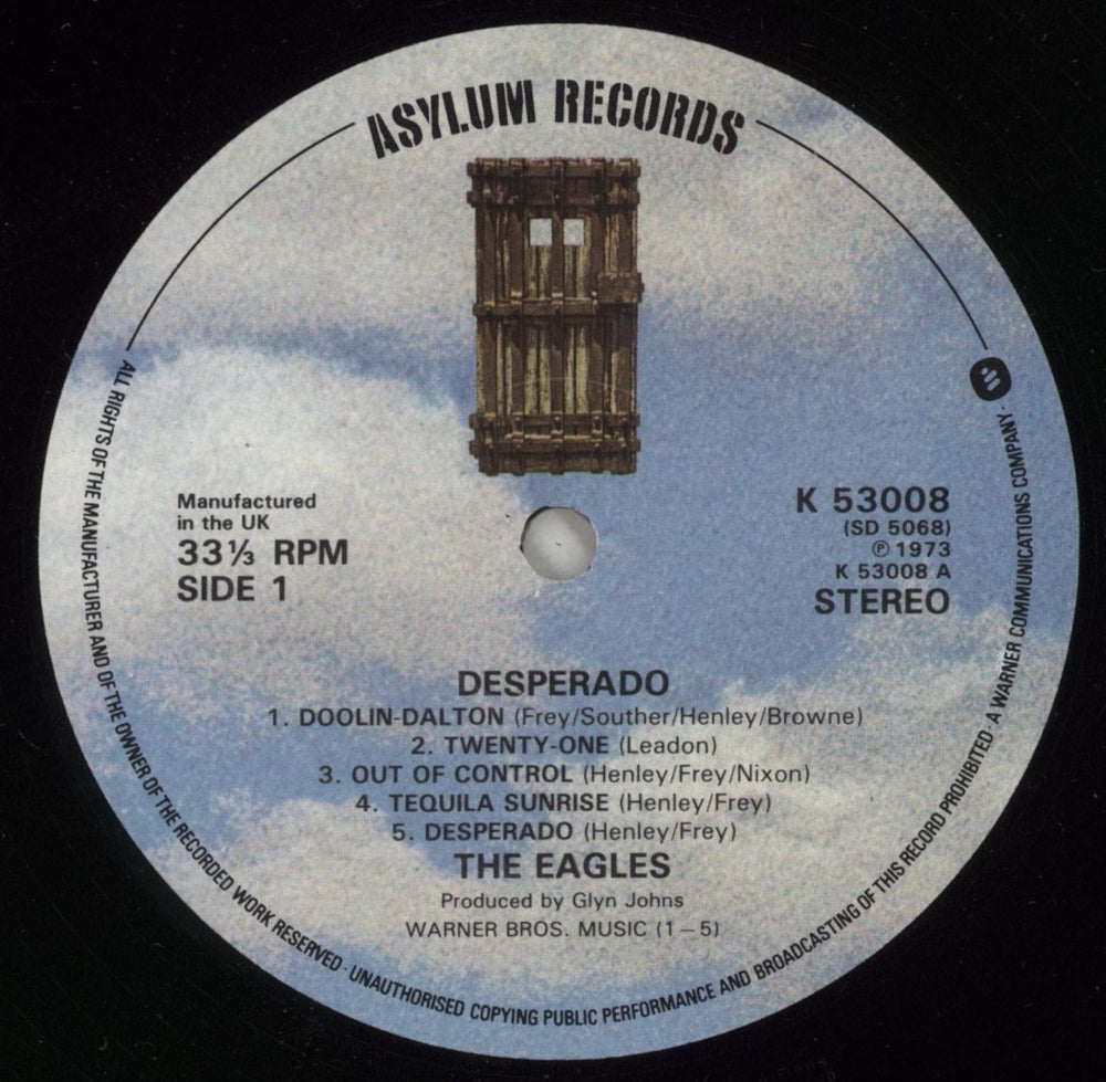 Eagles Desperado - Nimbus Supercut UK vinyl LP album (LP record) EAGLPDE320237