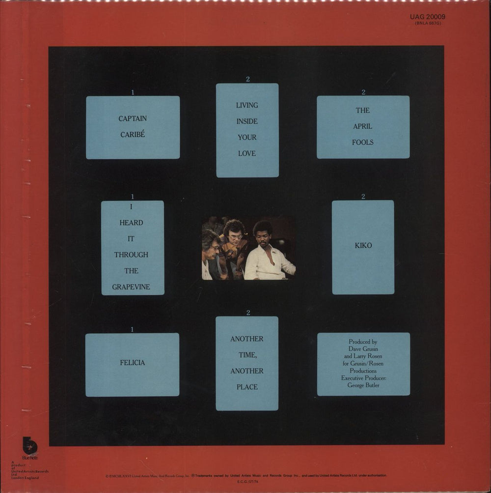 Earl Klugh Living Inside Your Love - Nimbus Supercut - EX UK vinyl LP album (LP record)