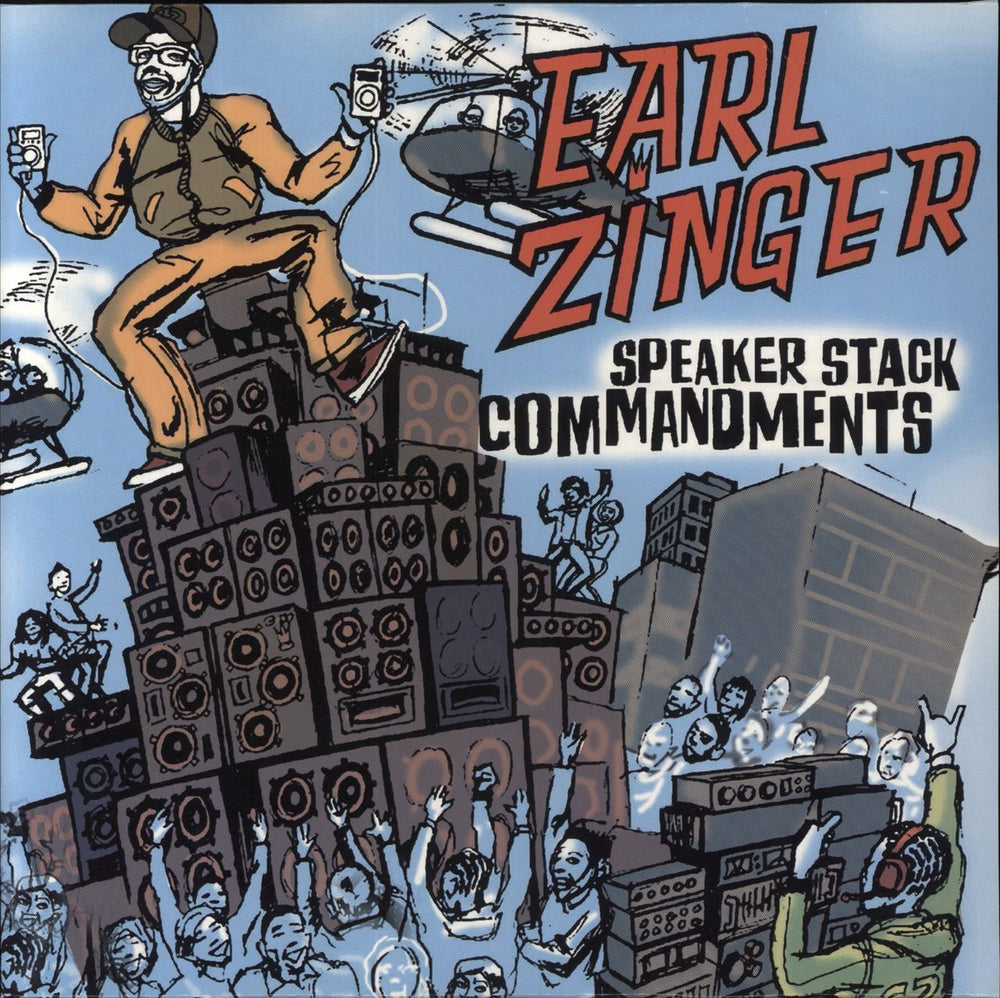 Earl Zinger Speaker Stack Commandments German 2-LP vinyl record set (Double LP Album) !K7167LP