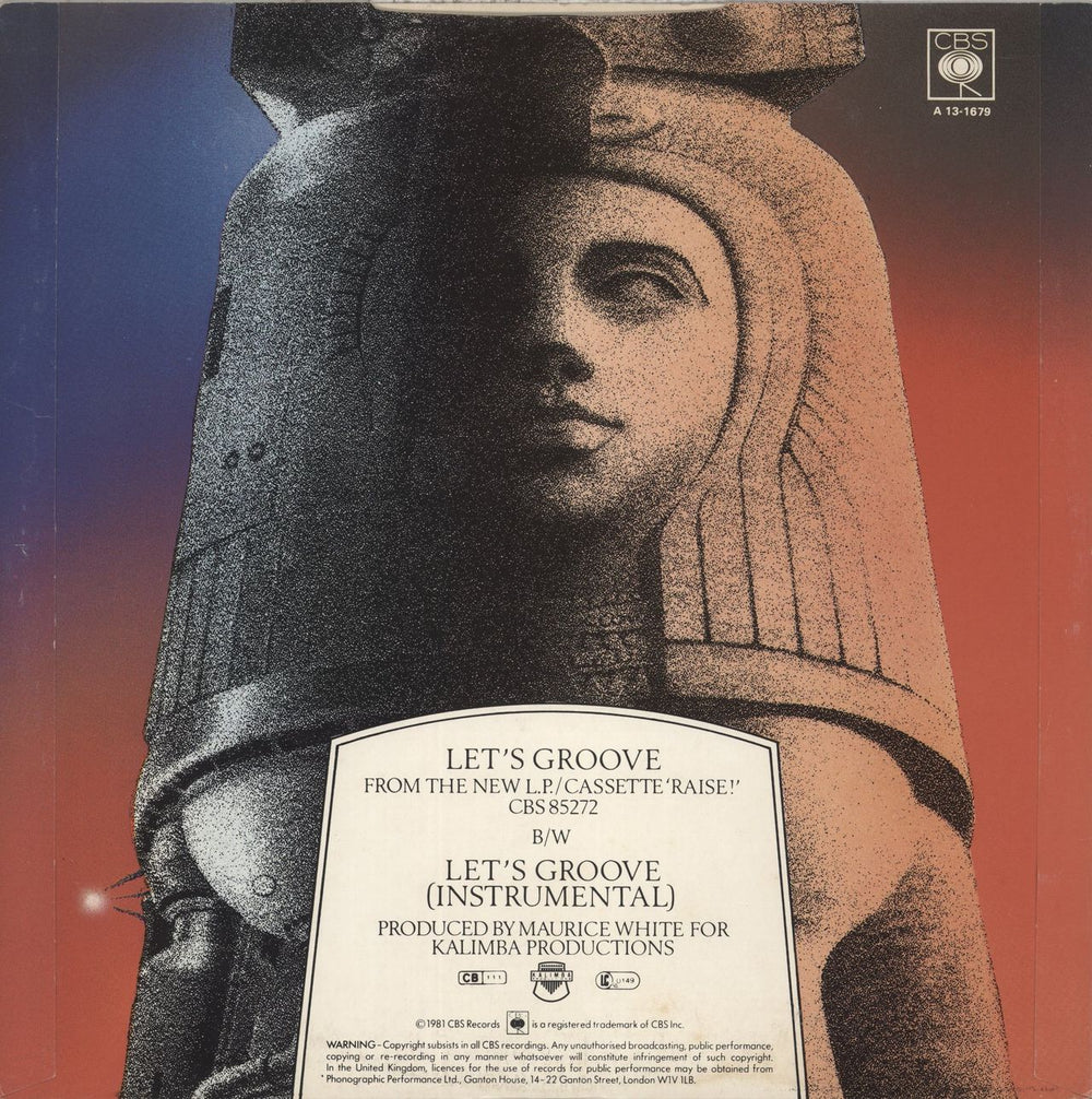 Earth Wind & Fire Let's Groove (Long Version) UK 12" vinyl single (12 inch record / Maxi-single)