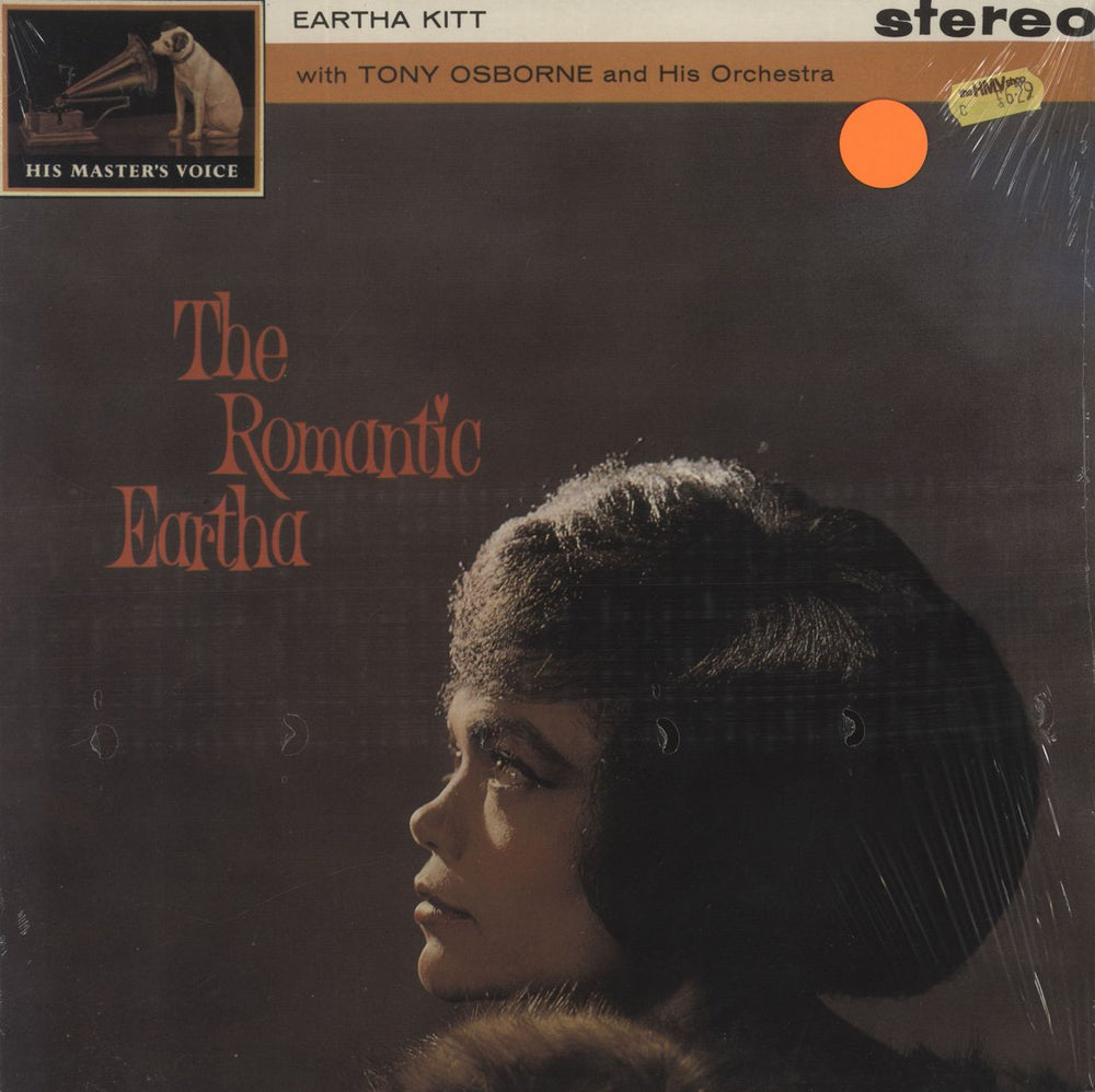 Eartha Kitt The Romantic Eartha - shrink French vinyl LP album (LP record) 1547721