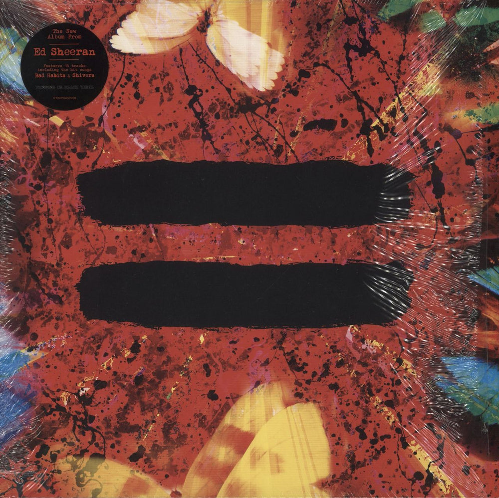 Ed Sheeran = (Equals) - Black Vinyl UK vinyl LP album (LP record) 0190296657054