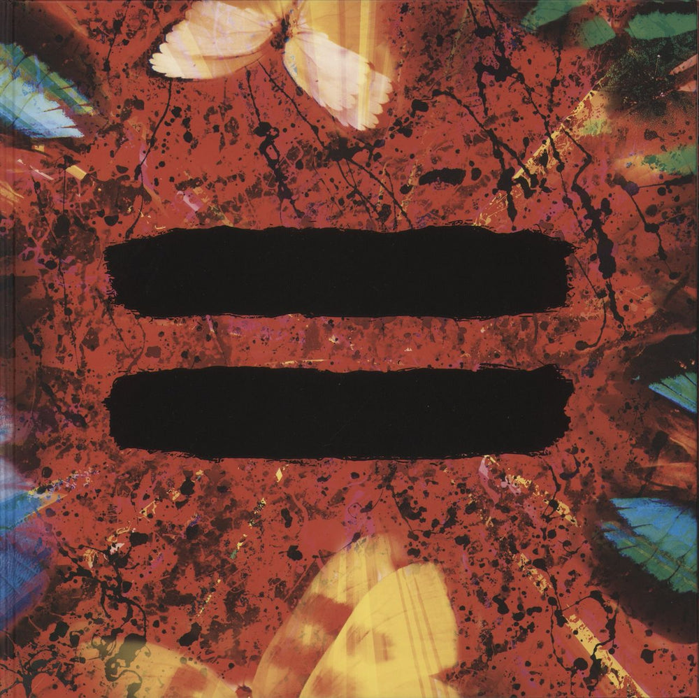 Ed Sheeran = [Equals] Clear with Rainbow Swirl Marble Vinyl + CD UK vinyl LP album (LP record) 0190296657054