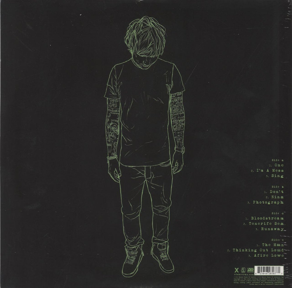 Ed Sheeran X - Sealed UK 2-LP vinyl record set (Double LP Album) 825646285877