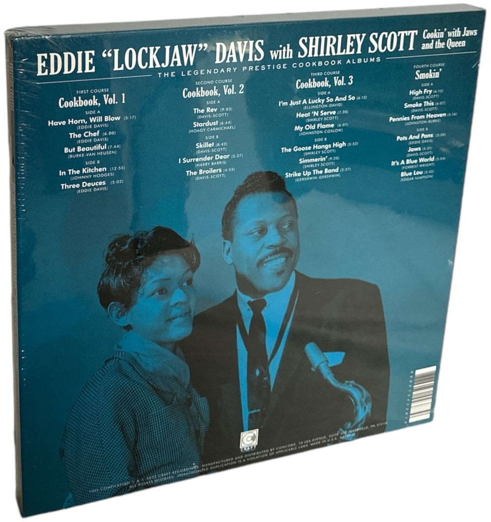 Eddie 'Lockjaw' Davis Cookin' With Jaws And The Queen: The Legendary Prestige Cookbook Albums - 180g - Sealed US Vinyl Box Set 888072423879