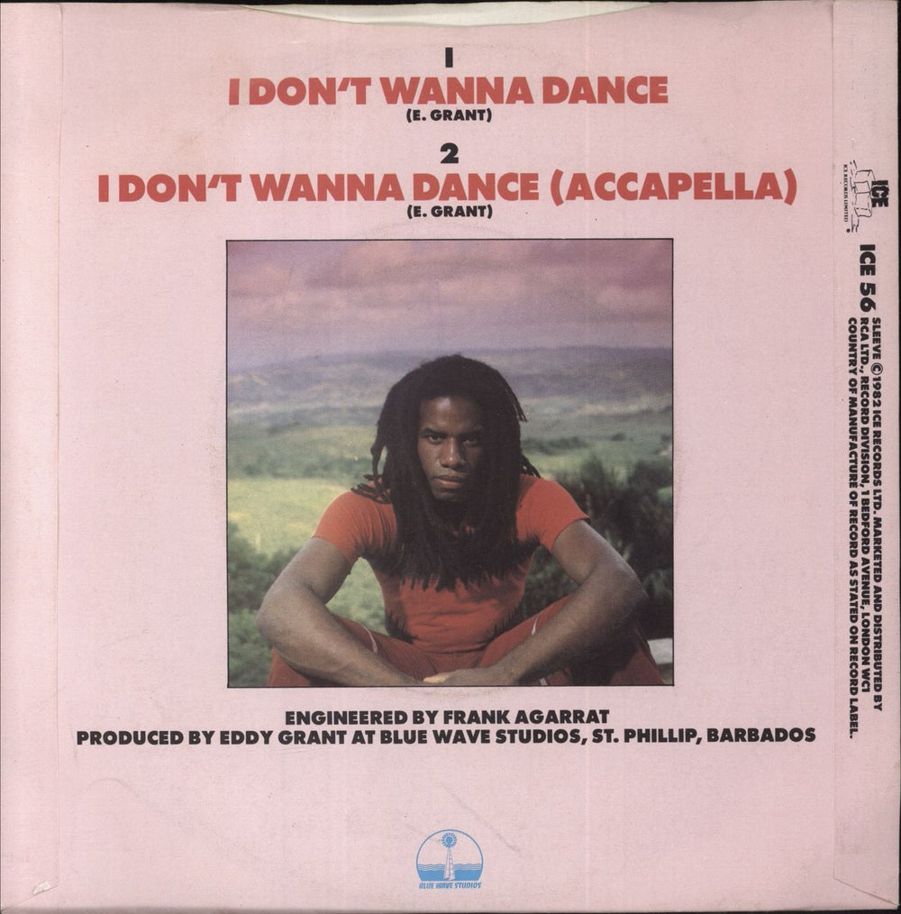 Eddy Grant I Don't Wanna Dance - P/S UK 7" vinyl single (7 inch record / 45)