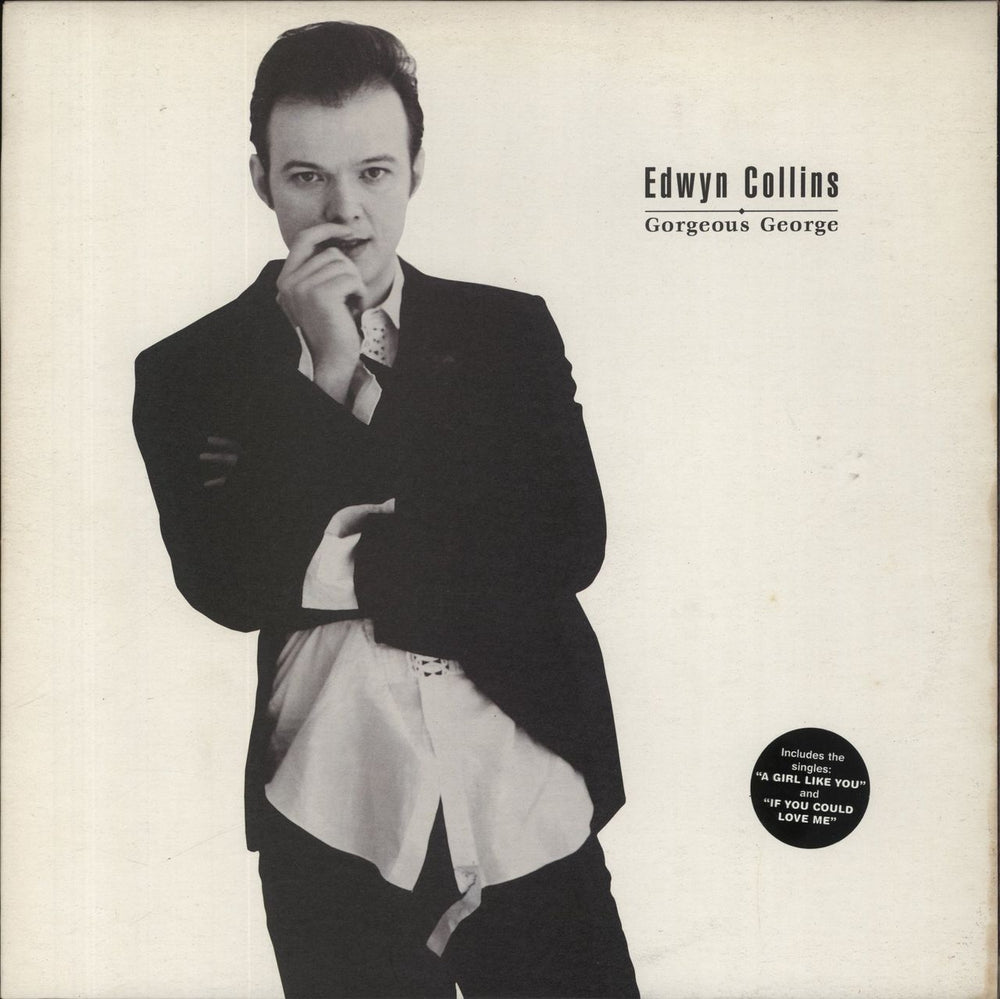 Edwyn Collins Gorgeous George - Song Hype Stickered Sleeve UK vinyl LP album (LP record) SETLP14