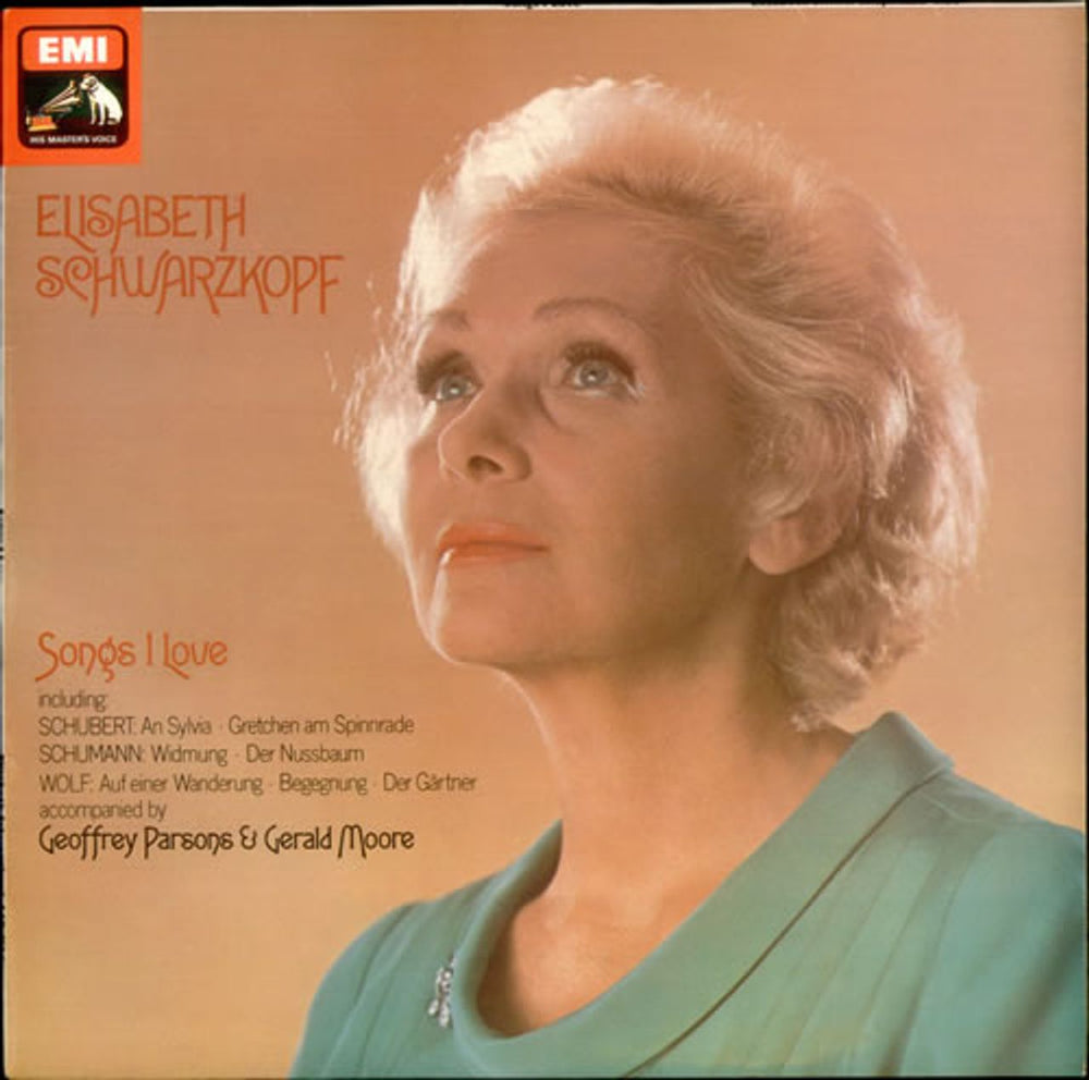 Elisabeth Schwarzkopf Songs I Love UK vinyl LP album (LP record) ASD3124