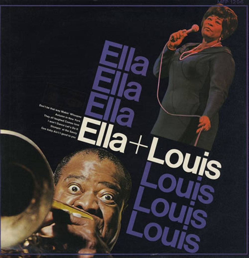 Ella Fitzgerald & Louis Armstrong Ella And Louis UK vinyl LP album (LP record) MFP1296