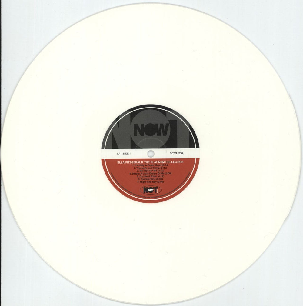 Ella Fitzgerald The Platinum Collection - White Vinyl UK 3-LP vinyl record set (Triple LP Album) EFZ3LTH875936