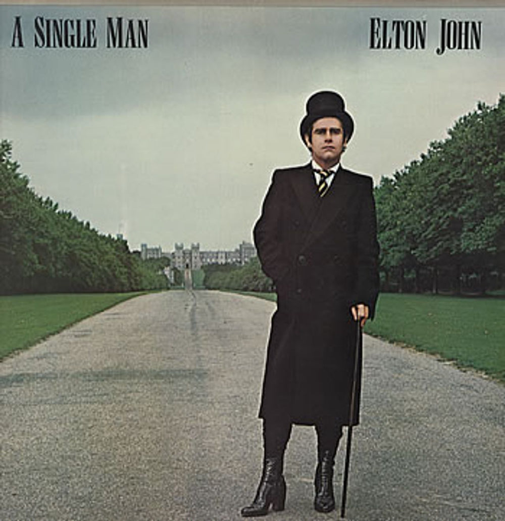 Elton John A Single Man UK vinyl LP album (LP record) TRAIN1