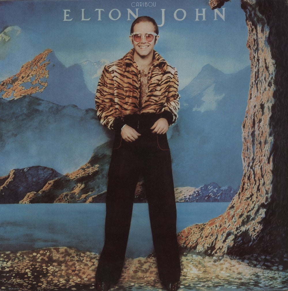 Elton John Caribou US vinyl LP album (LP record) MCA-2116