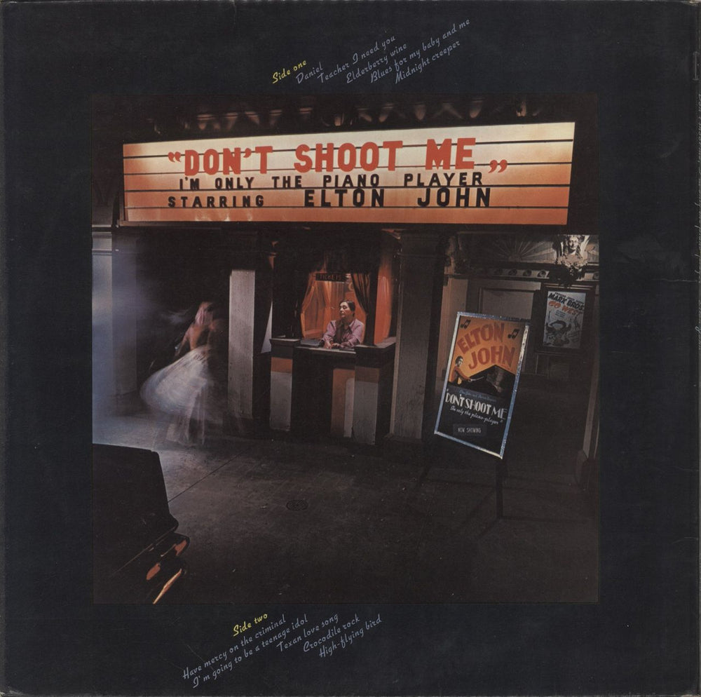Elton John Don't Shoot Me I'm Only The Piano Player UK vinyl LP album (LP record)