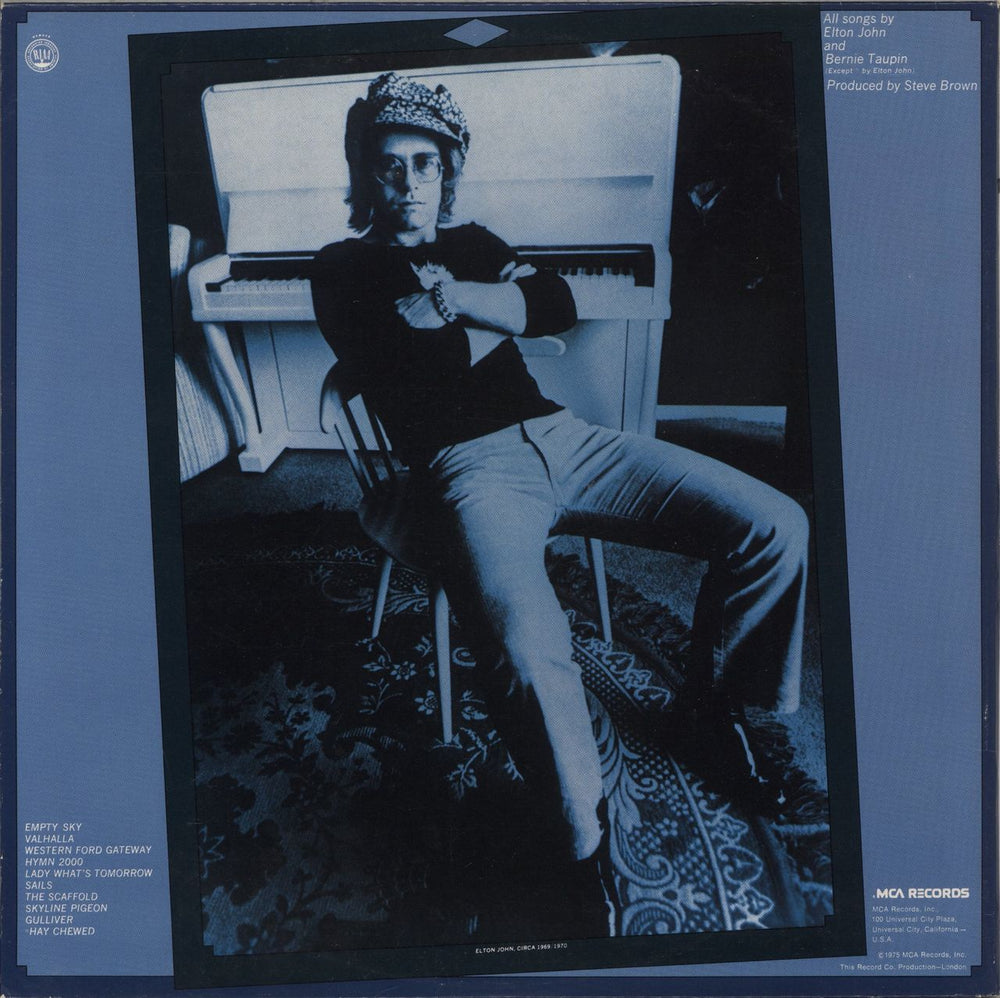 Elton John Empty Sky US vinyl LP album (LP record)