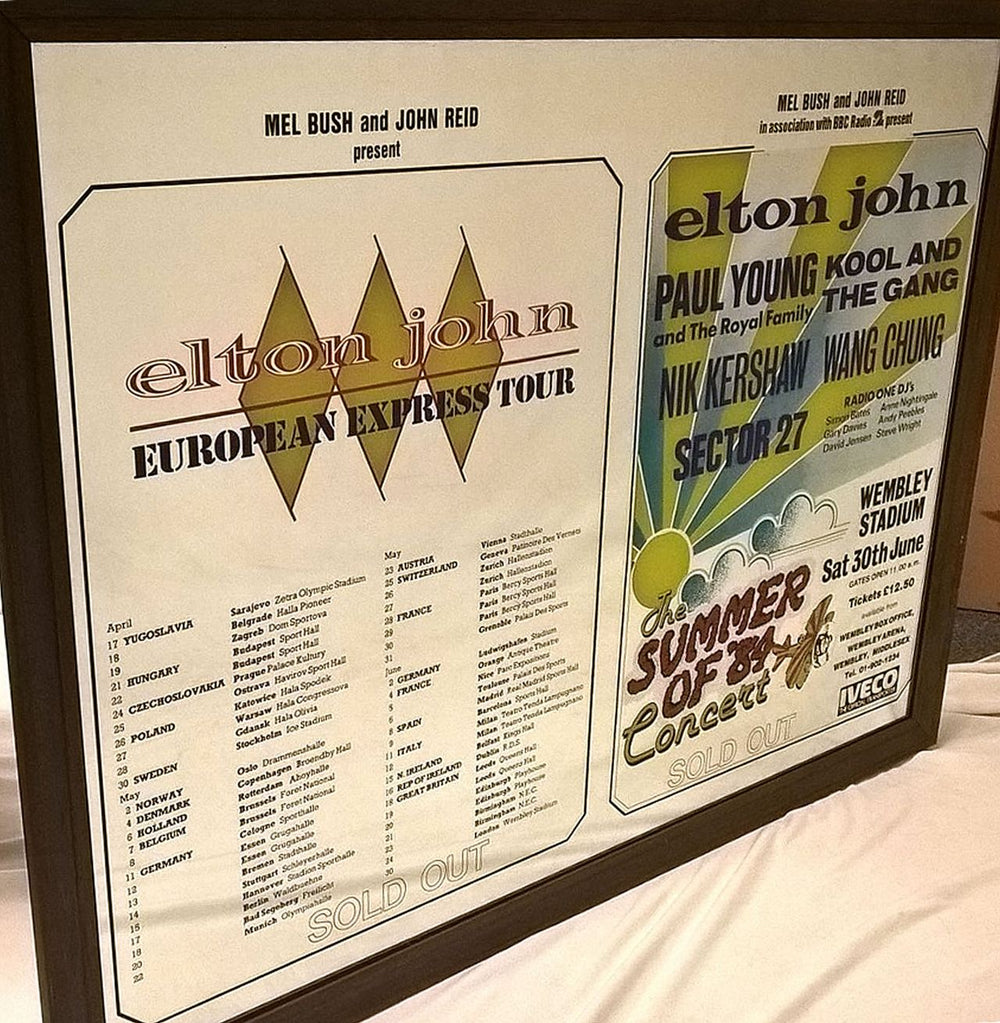 Elton John European Express Tour Commemorative Mirror UK memorabilia JOHMMEU436866