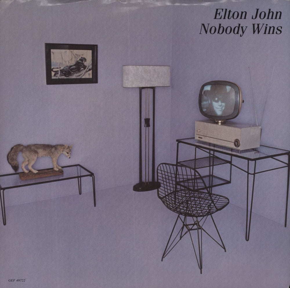 Elton John Nobody Wins US Promo 7" vinyl single (7 inch record / 45) GEF49722