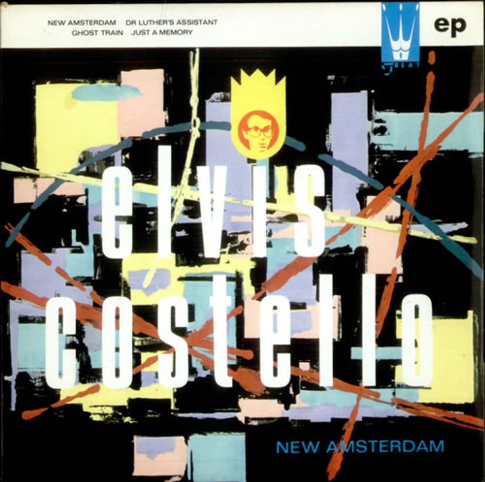 Elvis Costello New Amsterdam EP UK 7" vinyl single (7 inch record / 45) XX5E