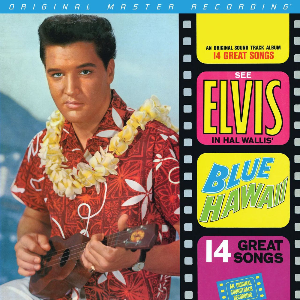 Elvis Presley Blue Hawaii - Original Master Recording - 45RPM - Sealed US 2-LP vinyl record set (Double LP Album) MFSL2-504