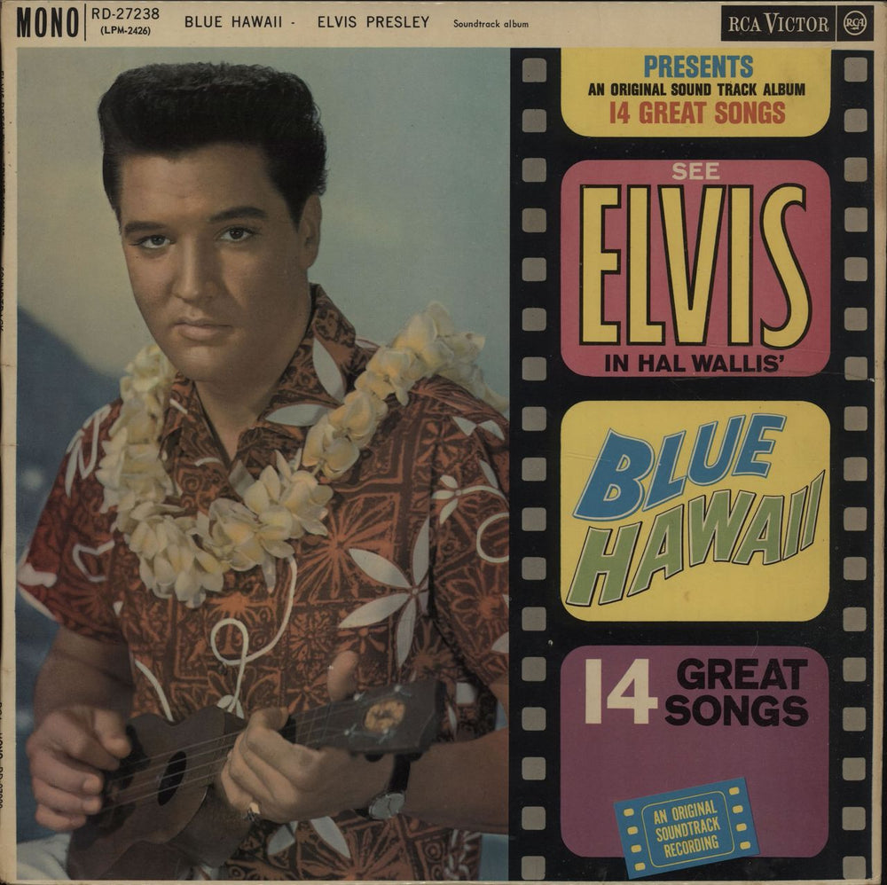 Elvis Presley Blue Hawaii - Red Spot UK vinyl LP album (LP record) RD-27238