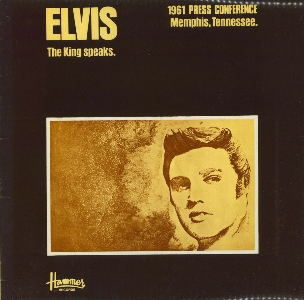 Elvis Presley Elvis: The King Speaks UK vinyl LP album (LP record) HMR9005