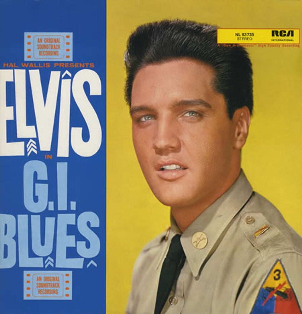 Elvis Presley G.I. Blues UK vinyl LP album (LP record) NL83735